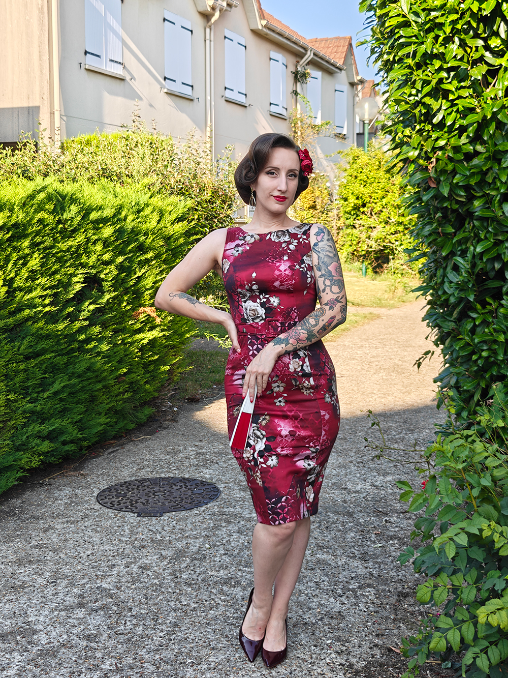 Liliana Floral Wiggle Dress